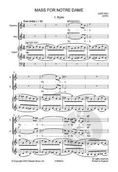 Mass for Notre-Dame von Judith Weir 