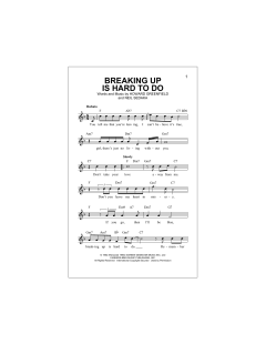 Breaking Up Is Hard To Do von Neil Sedaka (Download) 