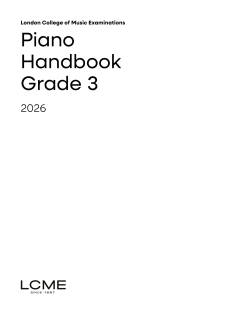 LCME Piano Handbook 2026: Grade 3 (Download) 