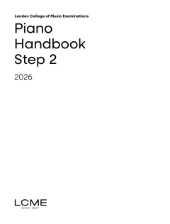 LCME Piano Handbook 2026: Step 2 (Download) 