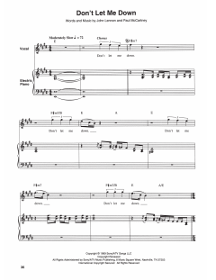 Don't Let Me Down von The Beatles (Download) 