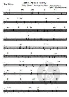 Baby Shark (Gitarre) (Download) 