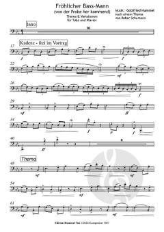 Fröhlicher Bass-Mann von Gottfried Hummel (Download) 