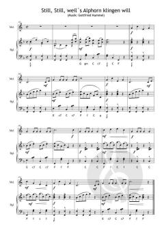 Still, still. still - weil´s Alphorn klingen will von Gottfried Hummel (Download) 