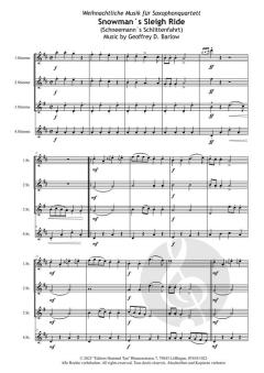 The Snowman's Sled Ride (Schneemann´s Schlittenfahrt) von Geoffrey D. Barlow (Download) 