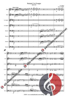 Prelude V in D major BWV 874 von Johann Sebastian Bach 