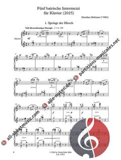 5 bairische Intermezzi von Dorothea Hofmann 