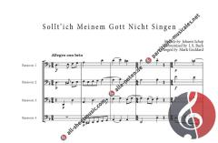 Bach Chorale Bassoon Collection von Johann Sebastian Bach (Download) 