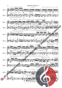 Englische Suite Nr. 2 von Johann Sebastian Bach 