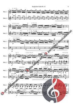 Englische Suite Nr. 2 von Johann Sebastian Bach 