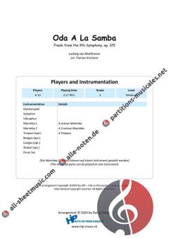 Oda A La Samba von Ludwig van Beethoven (Download) 