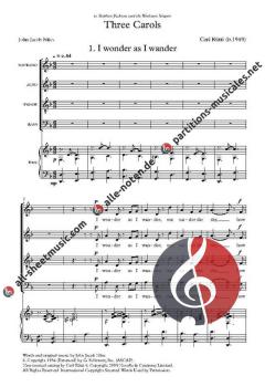 3 Carols von Carl Rütti 