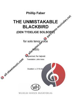 The Unmistakable Blackbird von Phillip Faber 