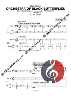 Orchestra of black butterflies von Lisa Streich 
