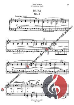 24 Songs for Piano von Jānis Mediņš 