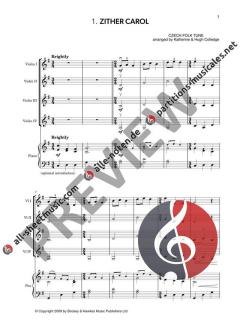 Pieces for 4 Violins  von Hugh Colledge 