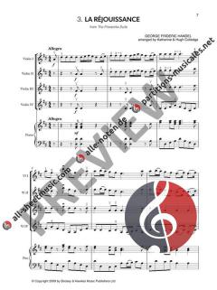 Pieces for 4 Violins  von Hugh Colledge 