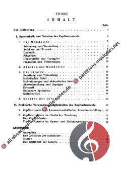 Instrumentationslehre für Zupfinstrumente von Konrad Wölki 