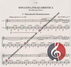 Sonatina folkloristica op. 57 von Jan Truhlar 