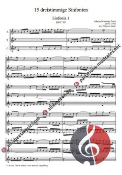 15 dreistimmige Sinfonien von Johann Sebastian Bach 