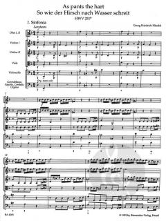 As Pants The Hart / So wie der Hirsch nach Wasser schreit HWV 251e (Georg Friedrich Händel) 