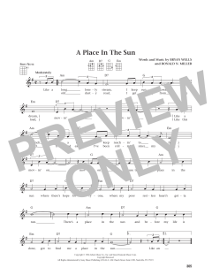A Place In The Sun von Stevie Wonder (Download) 