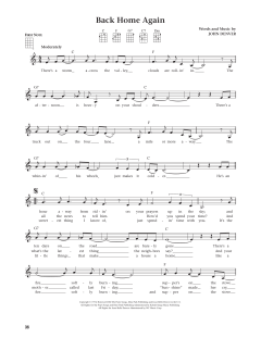 Back Home Again von John Denver (Download) 