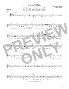 Hawai'i Calls von Harry Owens (Download) 