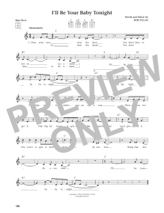 I'll Be Your Baby Tonight von Bob Dylan (Download) 