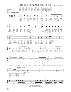 It's Still Rock And Roll To Me von Billy Joel (Download) 