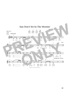 Sun Don't Set In The Mornin' (Download) 
