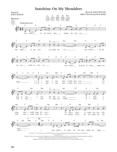 Sunshine On My Shoulders von John Denver (Download) 