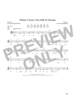 When I Grow Too Old To Dream von Oscar Hammerstein II (Download) 