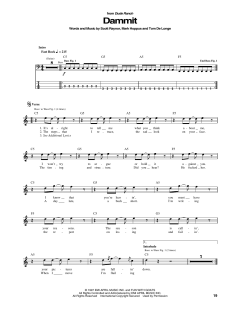 Dammit von Blink 182 (Download) 