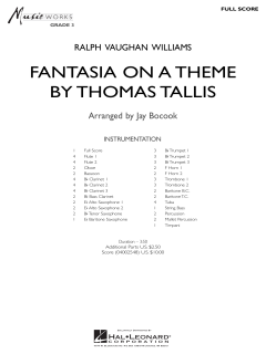 Fantasia On A Theme By Thomas Tallis von Ralph Vaughan Williams (Download) 