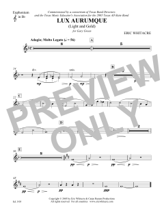 Lux Aurumque von Eric Whitacre (Download) 