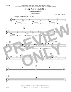 Lux Aurumque von Eric Whitacre (Download) 