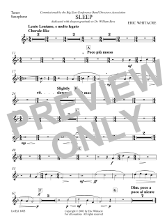 Sleep von Eric Whitacre (Download) 