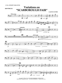Variations On Scarborough Fair von Calvin Custer (Download) 