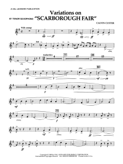 Variations On Scarborough Fair von Calvin Custer (Download) 