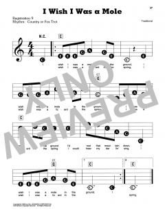 I Wish I Was A Mole von Traditional (Download) 