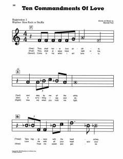 Ten Commandments Of Love (Download) 