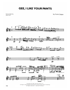 Gee, I Like Your Pants von Frank Zappa (Download) 