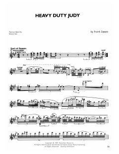 Heavy Duty Judy von Frank Zappa (Download) 