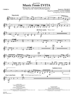 Music from Evita von Andrew Lloyd Webber (Download) 
