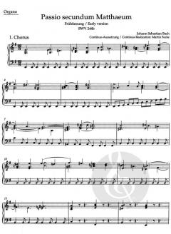 Matthäus-Passion BWV 244b von Johann Sebastian Bach 