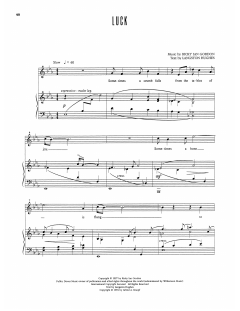 Luck von Ricky Ian Gordon (Download) 