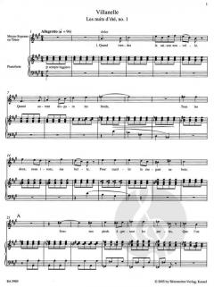 Lieder für hohe Stimme und Klavier Band 1 von Hector Berlioz 