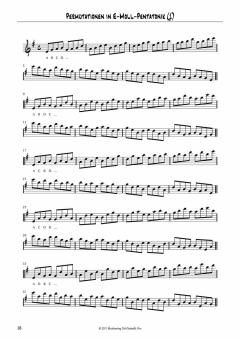 Themenreihe Improvisation: Pentatonik von Joe Degado 