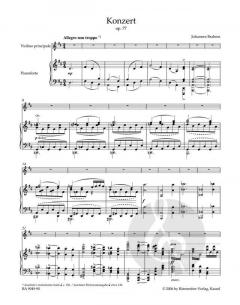 Konzert D-Dur op. 77 von Johannes Brahms (Download) 
